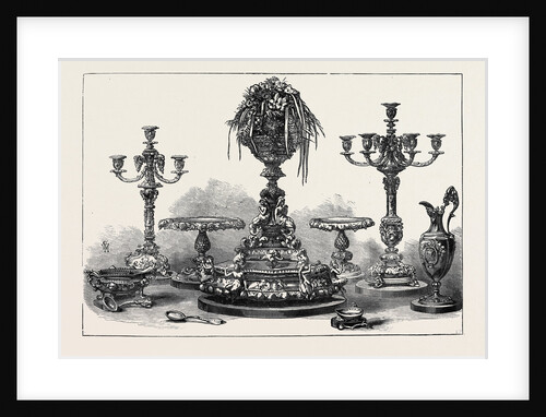 Gold Plate Presented by the Officers of the Royal Navy and Marines to the Duchess of Edinburgh 1874 by Anonymous