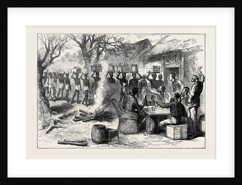 The Ashantee War: Arrival of Stores 1874 by Anonymous