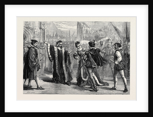 Scene from Mary Queen O' Scots at the Princess's Theatre London 1874 by Anonymous