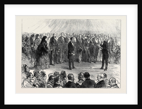 The Majority of the Prince Imperial: The Duc De Padoue Reading the Address at Camden Place Chiselhurst 1874 by Anonymous