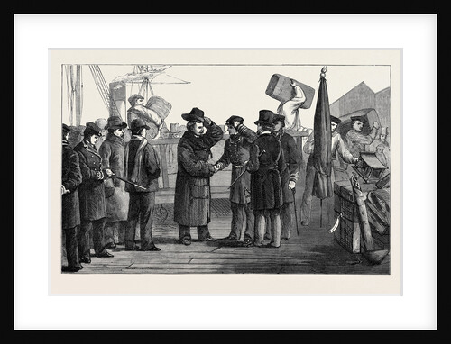 The Ashantee War: The Return Home Sir Garnet Wolseley Landing at Portsmouth 1874 by Anonymous