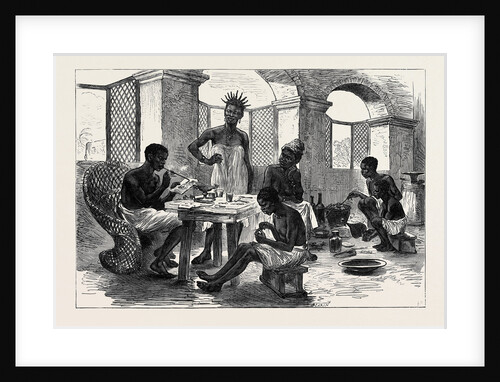 The Ashantee War: Jeweller's Shop Cape Coast Castle 1874 by Anonymous