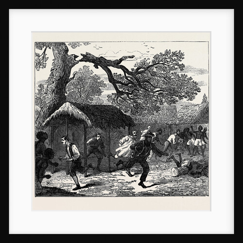 The Ashantee War: Fall of a Tree in Camp 1874 by Anonymous
