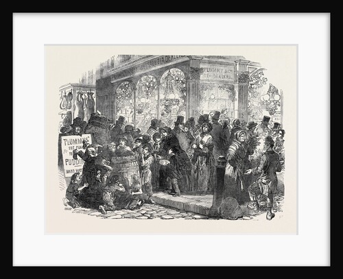 Grocer's Shop at Christmas by Anonymous