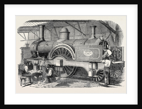 New Express Engine for the London and North-Western Railway, 1852 by Anonymous