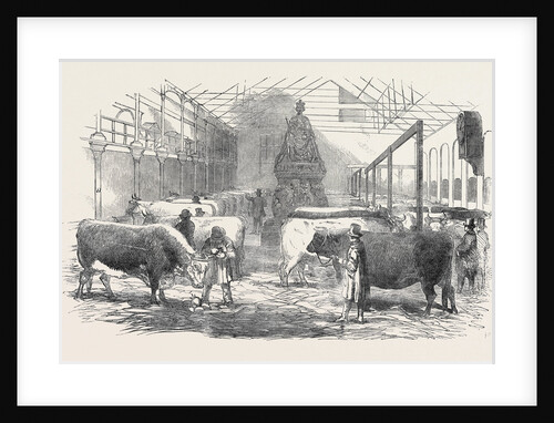The Smithfield Club Cattle Show-Yard by Anonymous