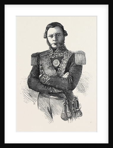 General Don Justo Jose De Urquiza, Governor of the Province of Entre Rios. by Anonymous