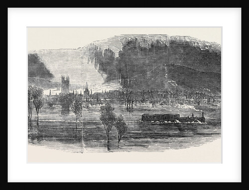 Flood at Gloucester, 1852 by Anonymous