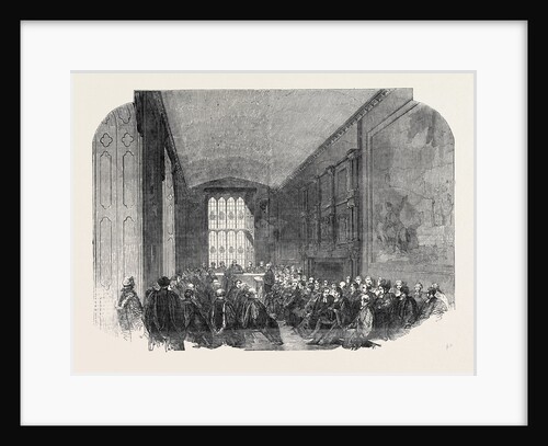 Convocation of the Clergy, Sitting of the Lower House in the Jerusalem Chamber by Anonymous
