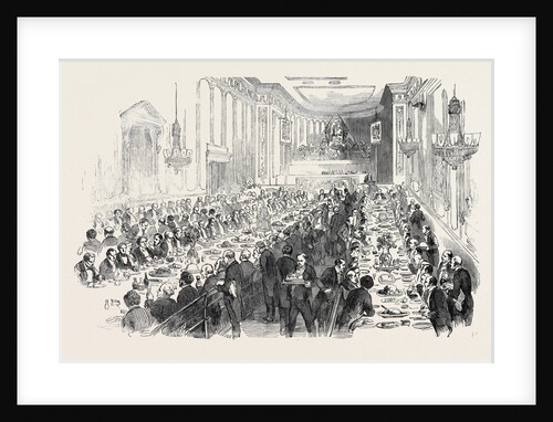 Dinner at Dee's Hotel, Birmingham, to Celebrate the Passing of the Patent Law Amendment Act, 1852 by Anonymous