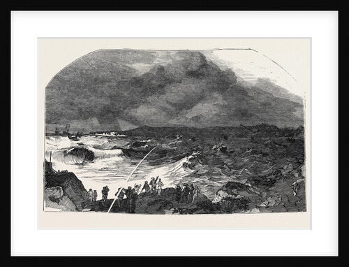 The Northumberland Coast During the Late Gale, 1852 by Anonymous