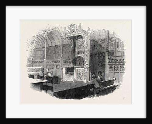 The Speaker's Chair, for the New House of Commons, 1852 by Anonymous