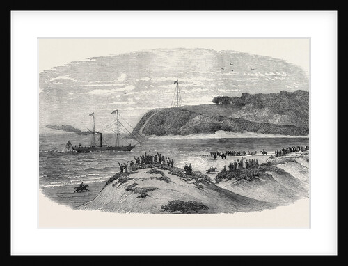 Entrance of the First Mail Steamer Into the Bay of Natal, 1852 by Anonymous