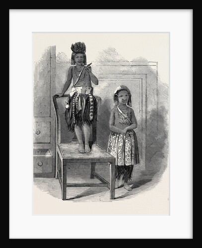 Boy and Girl of the Earthmen Tribe, from Port Natal. by Anonymous