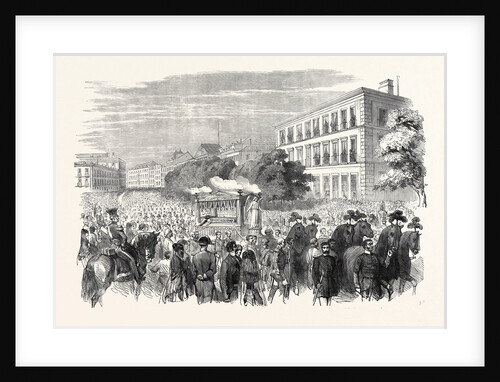 The State Funeral Procession of Castanos, Duke of Baylen, in Madrid, 1852 by Anonymous