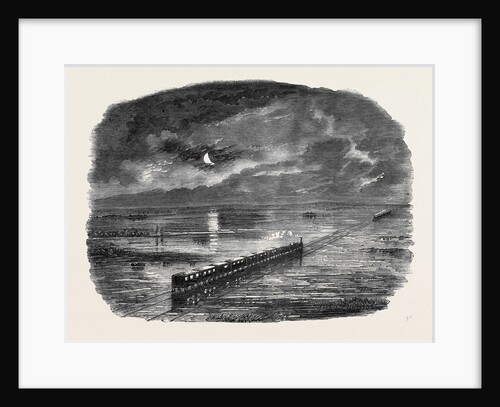 Flood on the Great Northern Railway, Between Darlington and Ferry-Hill Stations by Anonymous