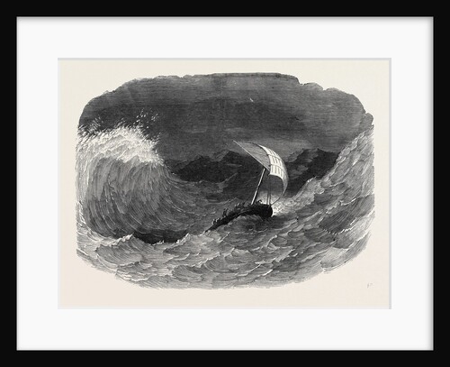 Extreme Peril of the Castor's Launch, Sent to Survey the Birkenhead Rock, 1852 by Anonymous