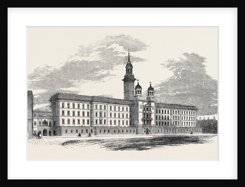 Guy's Hospital, Southwark, New Buildings, 1852 by Anonymous