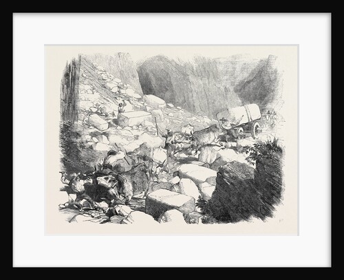 The Marble Quarries of Carrara by Anonymous