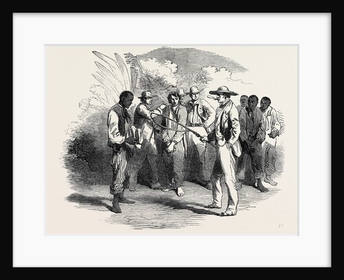 Scene from the New Drama of Uncle Tom's Cabin, at the Olympic Theatre, 1852 by Anonymous