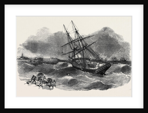 Wreck of the English Brig Hebe, in the Colombo Roads, Ceylon by Anonymous