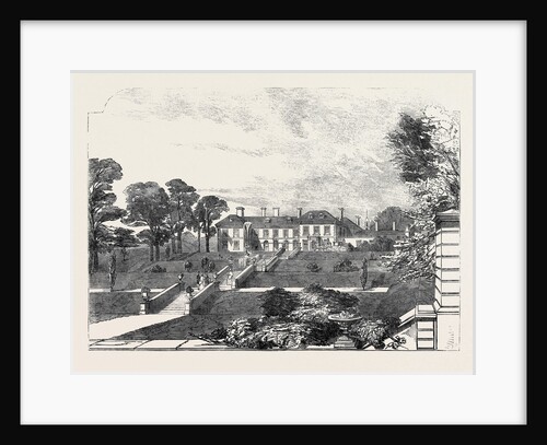 Glossop Hall, Derbyshire, 1852 by Anonymous