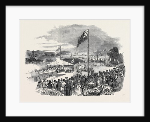 Opening of the South Wales Railway, the Carmarthen Station, 1852 by Anonymous