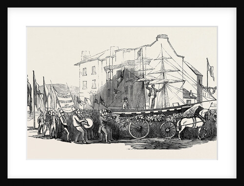 Procession in Celebration of Teignmouth Being Made an Independent Port, 1852 by Anonymous