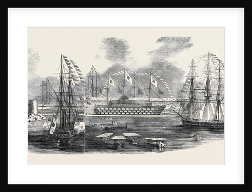 Opening of a New Basin in the Arsenal at Naples, 1852 by Anonymous