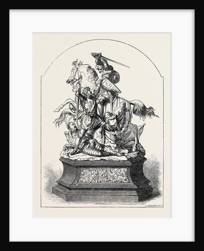 The Doncaster Race Plate, 1852, Conflict at Flodden Field by Anonymous