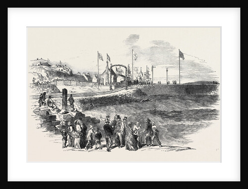 Opening of the Morayshire Railway, the Terminus at Lossiemouth, 1852 by Anonymous