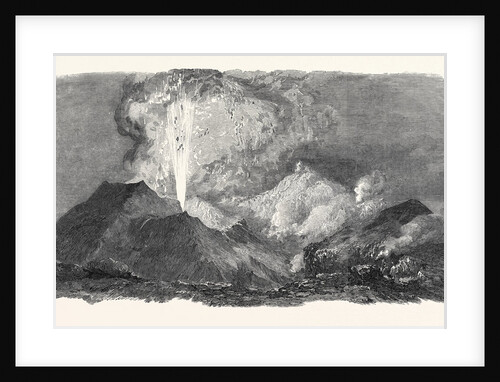 Etna in Eruption, 1852 by Anonymous