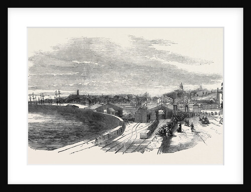 Opening of the West Cornwall Railway, the Penzance Station, 1852 by Anonymous