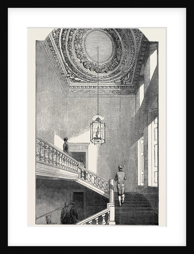 The Grand Staircase at Holyrood Palace by Anonymous