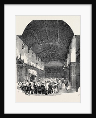 The Great Hall, Newstead Abbey, Entertainment to the British Archaeological Association, Newark, 1852 by Anonymous