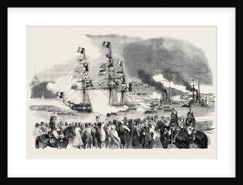 The Naval Combat on the Seine, at Paris, 1852 by Anonymous