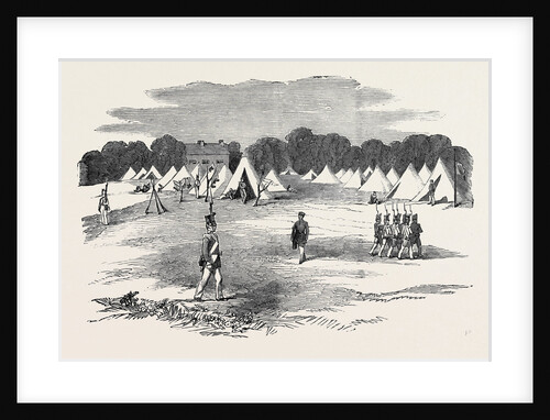 The Encampment at Six-Mile Bridge, Clare, Ireland, 1852 by Anonymous