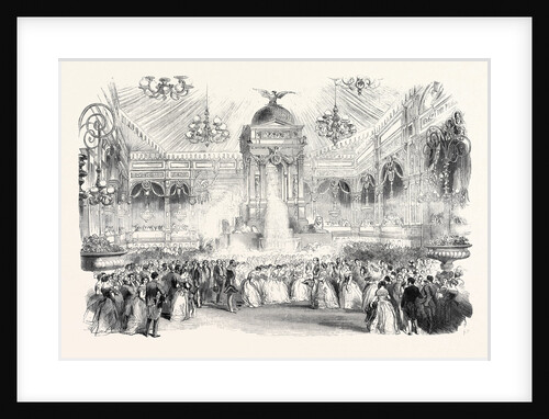 The Grand Ball in the Marche Des Innocens, 1852 by Anonymous