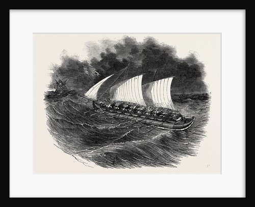 Richardson's Patent Tubular Lifeboat, 1852 by Anonymous