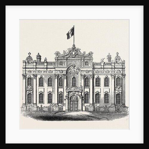 The King's Palace, at Antwerp, Formerly the Hotel De La Place De Meir, 1852 by Anonymous