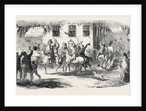 The Kilkenny Election, Chairing of the Returned Members, 1852 by Anonymous