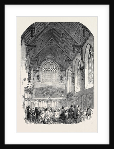 Meeting of the Sussex Archeological Society, in the Hall of Battle Abbey, 1852 by Anonymous