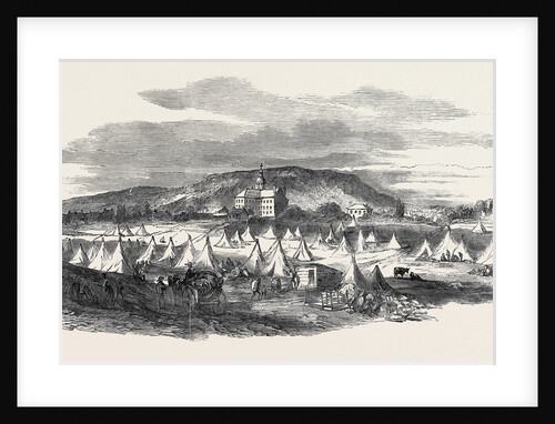 Encampment of Sufferers by the Great Fire at Montreal, 1852 by Anonymous
