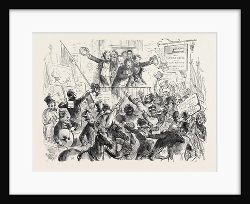 The Successful Candidate, 1852. Charles Dickens by Anonymous