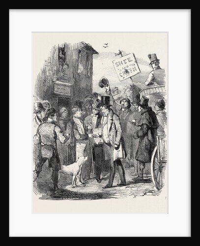 The Kilkenny Election, Canvassing for Votes, 1852 by Anonymous