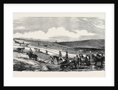 The Royal Agricultural Society of England, Meeting at Lewes: Trial of Implements, at the Wallands, 1852 by Anonymous
