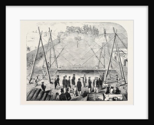 Trial of Anchors at the Royal Dockyard, Sheerness, 1852 by Anonymous