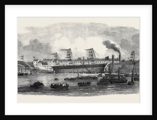Launch of the Screw Collier the John Bowes, at Jarrow, 1852 by Anonymous