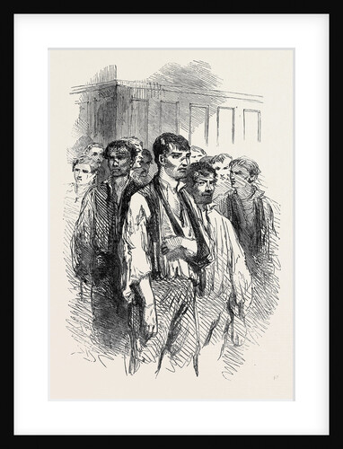 The Riot at Stockport: Prisoners Brought Into Court, 1852 by Anonymous