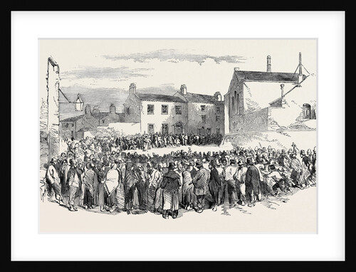 The Riot at Stockport: St. Peter's Schools, and Alderman Graham's House, 1852 by Anonymous